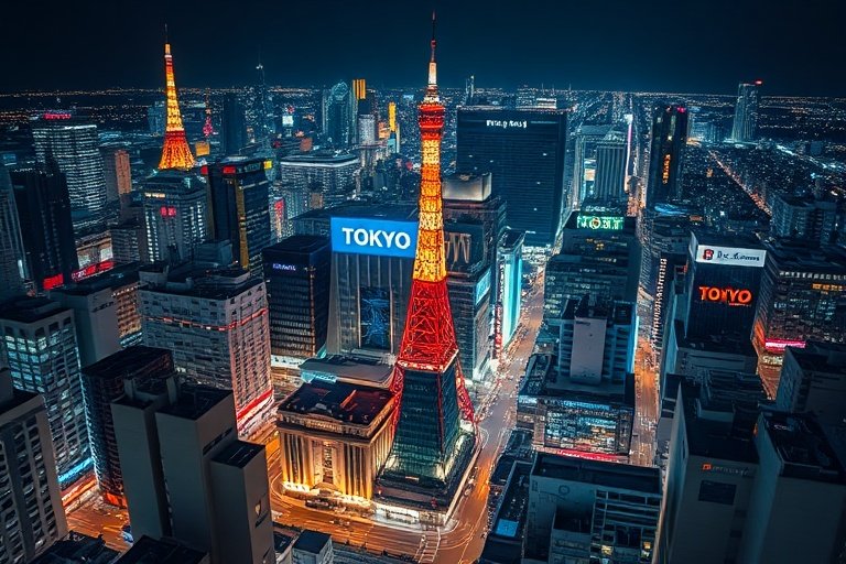 琪琪电影院-城市之光：东京夜景延时摄影