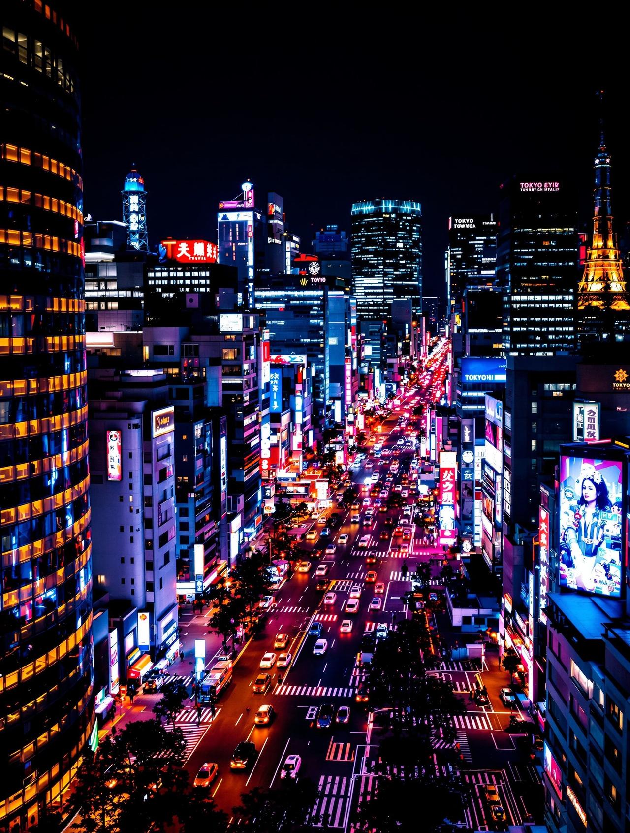 琪琪电影院-城市之光：东京夜景延时摄影
