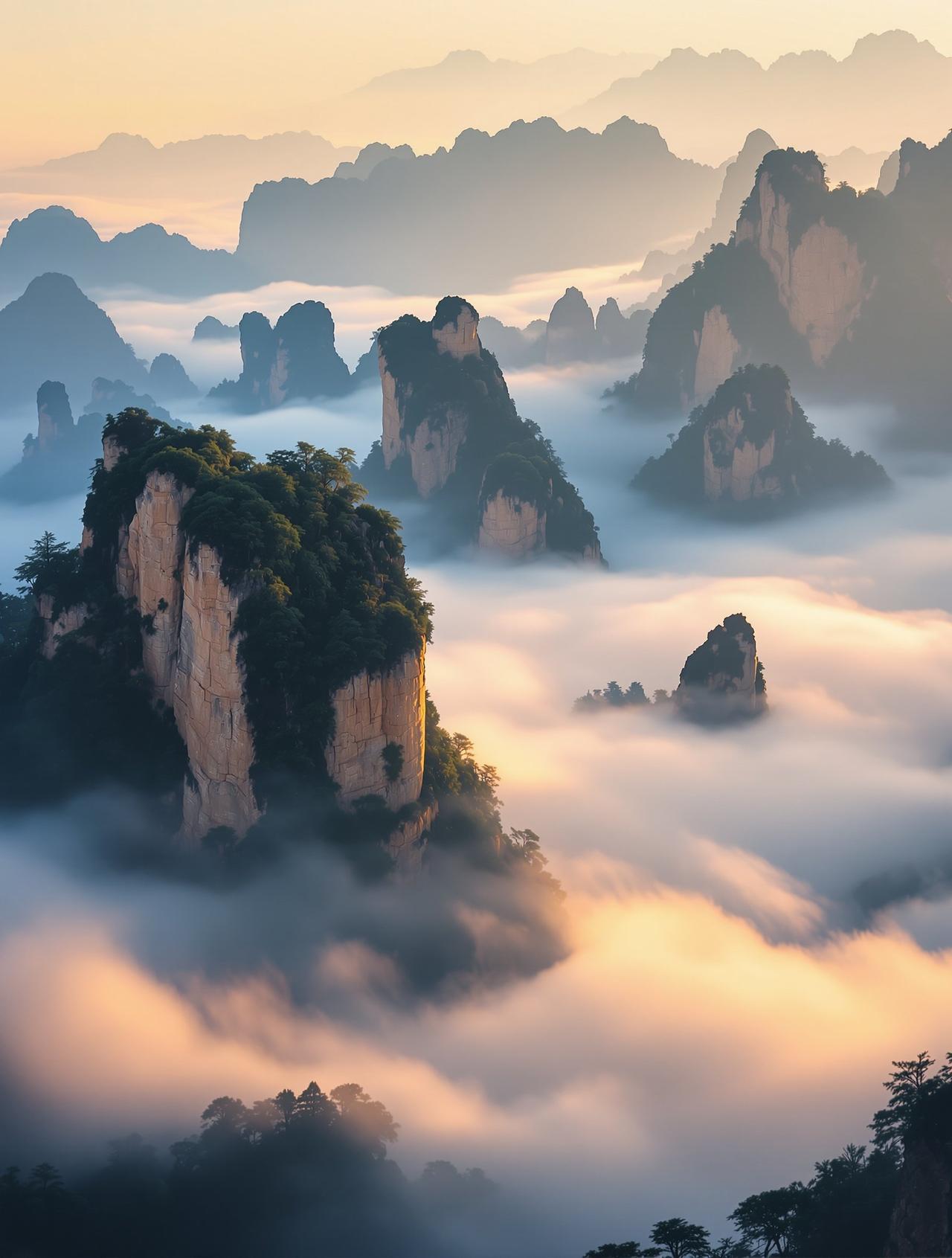 琪琪电影院-黄山云海：中国最美山岳4K
